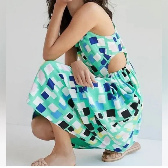 Corey Lynn Calter Abstract Midi Dress